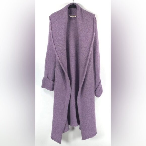 Soft Surroundings WOOL MOHAIR Blend Telluride Topper Duster Knit Cardigan LARGE‎ - Picture 8 of 16